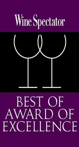 Wine Spectator Best of Award of Excellence